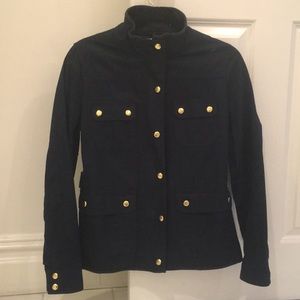J crew navy blue spring jacket